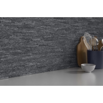 SLATE - 6X24, BLACK MSTK, HONED